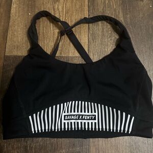 Savage X Fenty Black Sports Bra
